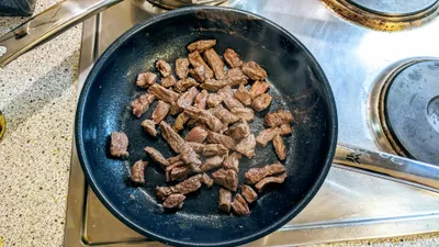 Fleisch gebraten Fleisch gebraten